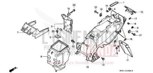 REAR FENDER CB500R de 1994
